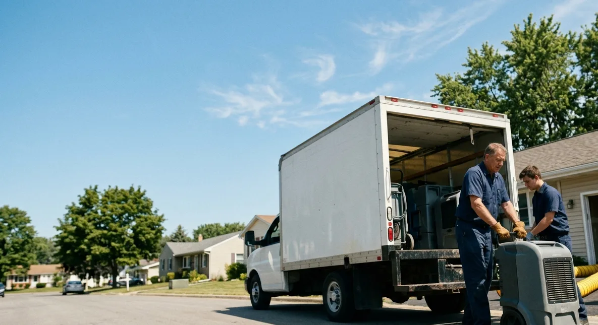 Water Damage Cleanup in Bensenville, IL near me